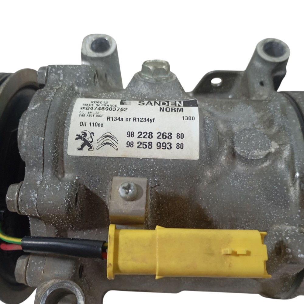 Compressor Ar Condicionado Citroen Aircross 2018 9822826880 6