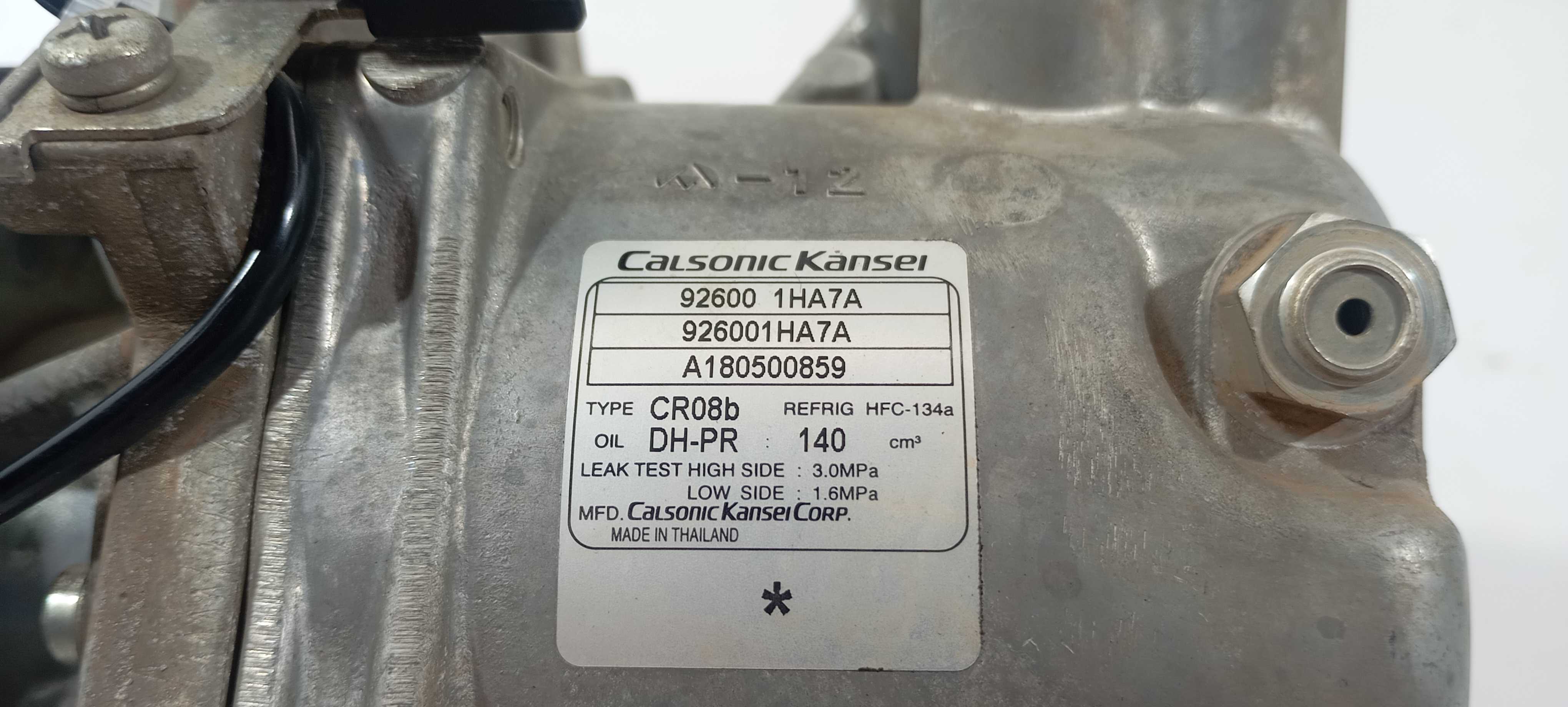Compressor Ar Condicionado Nissan March 1.0 2019 926001ha7a 4