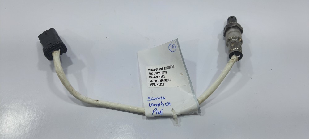 Sonda Lambda Pré Peugeot 208 1.2 2018 9673438580 1