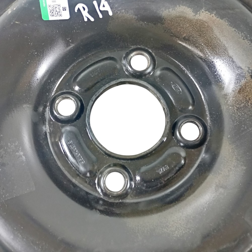 Roda  Ford Ka Hatch Aro 14  1.0 2021 55jx14x375 Preto 4