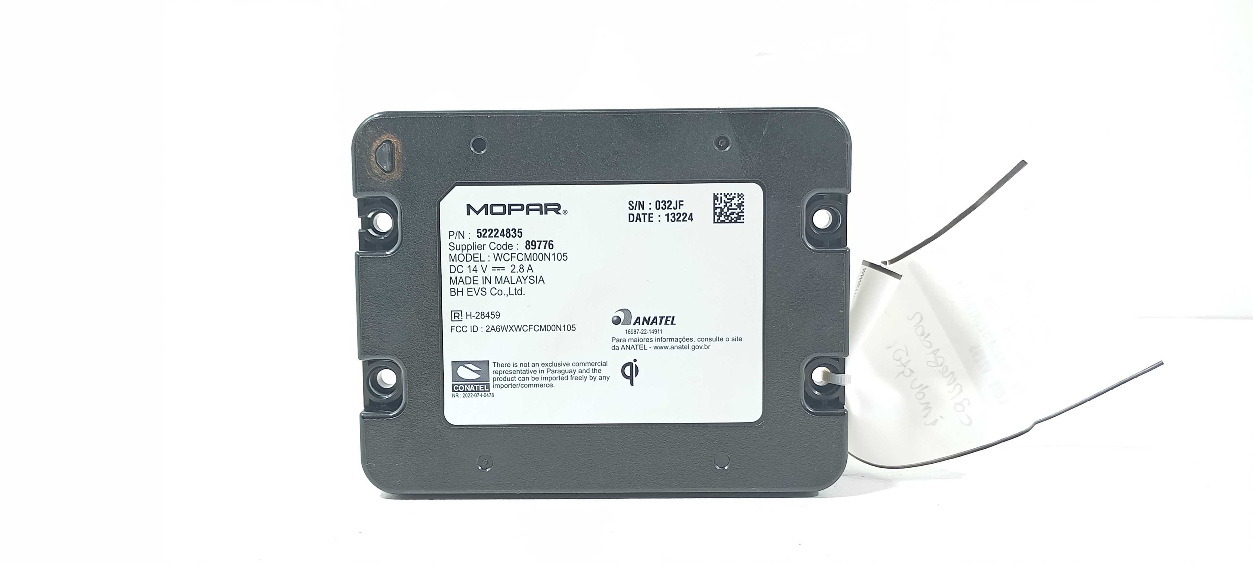 Módulo Carregador Indução Fiat Toro Volcano 1.3 2025 V2295 5