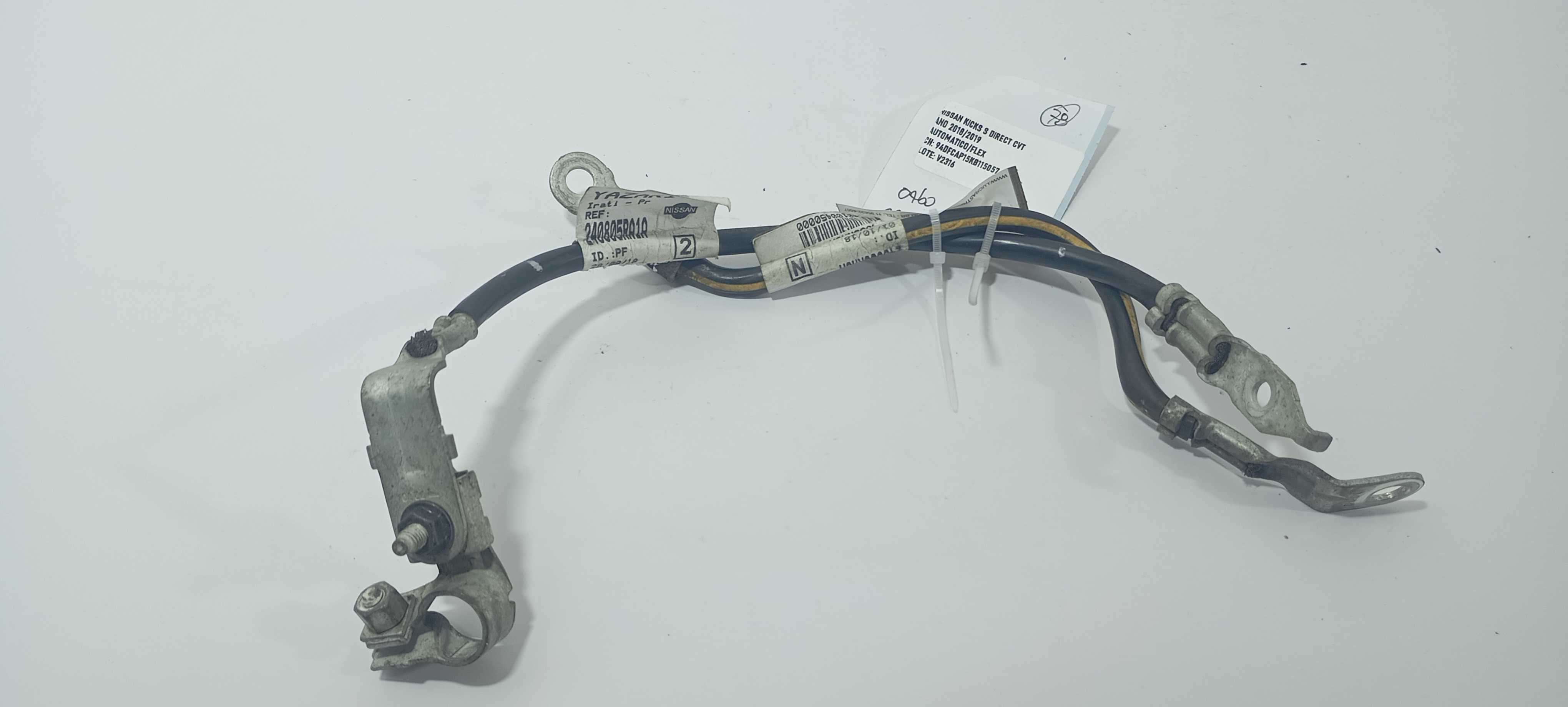 Cabos Negativo Bateria Nissan Kicks Cvt 1.6 2019 240805ra1a 12
