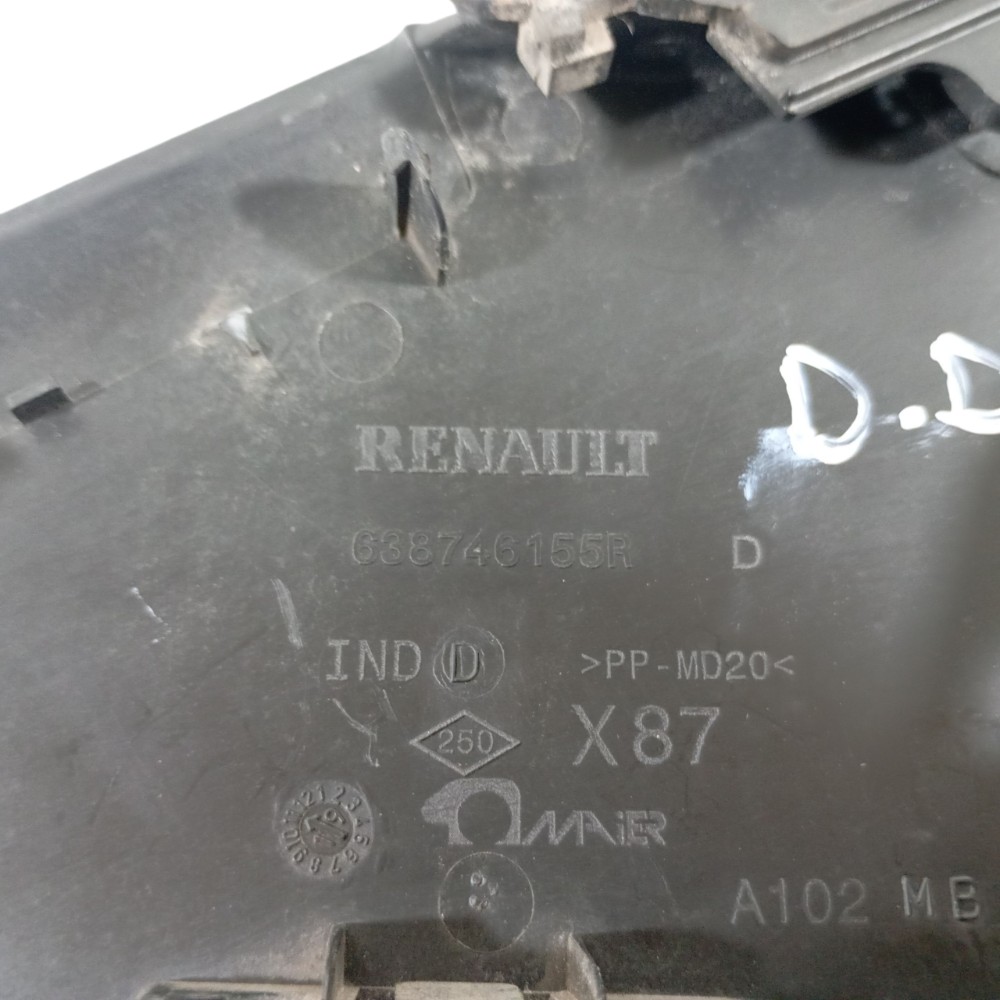 Acabamento Retrovisor Direito Renault Captur 2021 638746155r 6