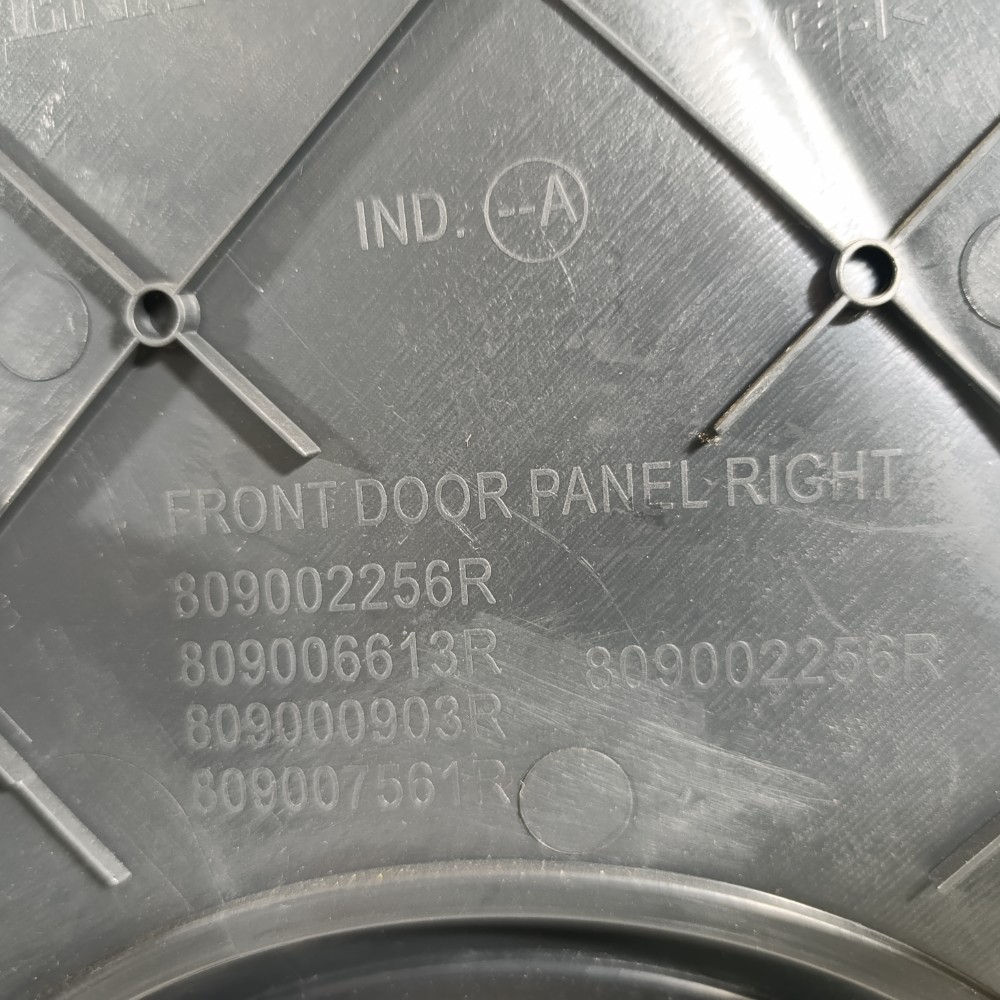 Forro Porta Dianteiro Direito Sandero 1.0 2020 809002256r Preto 8