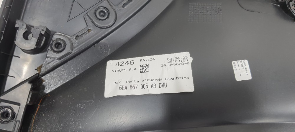 Forro Porta Dianteiro Esquerdo Vw Virtus 2023 6ea867005 5