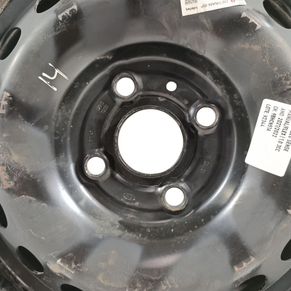 Roda ferro aro 14 Hb20 sense 1.0 2022 529101S000 6