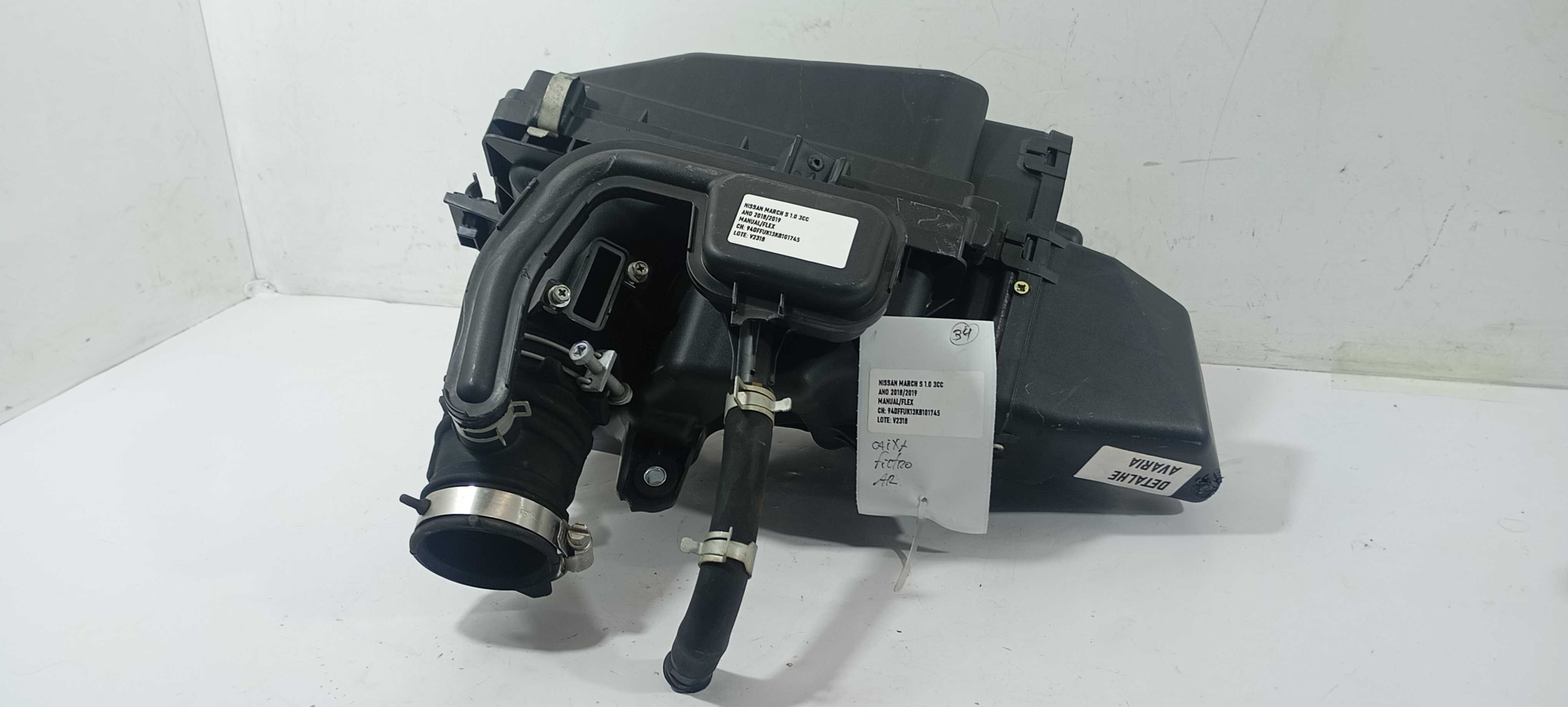 Caixa Filtro Ar Nissan March 1.0 2019 1hc4ab Detalhe 2