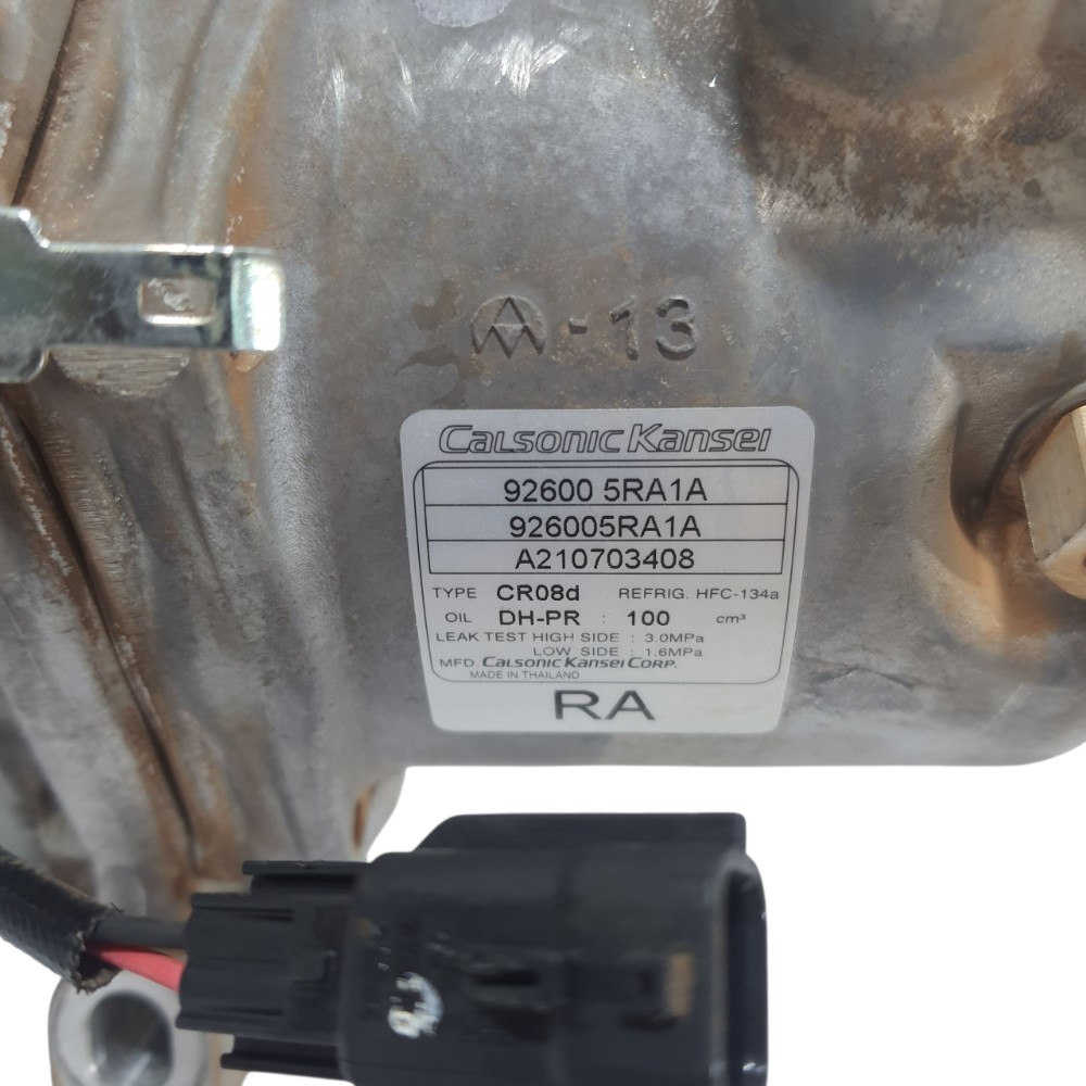 Compressor Ar 1.6 Condicionado Nissan Kicks 2022 926005ra1a 4