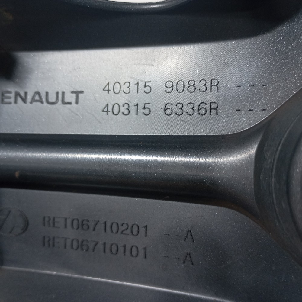 Calota Roda 14 Renault Kwid 2023 403159083r Cinza 6