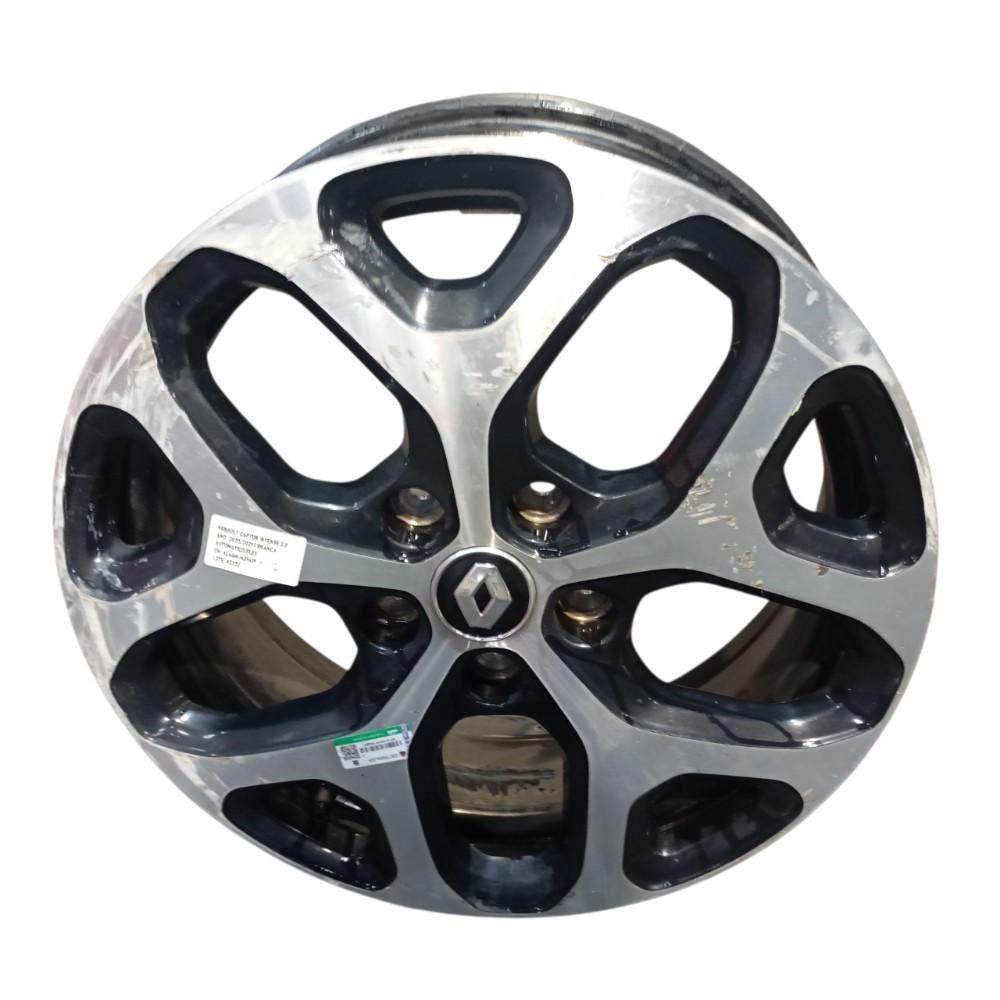 Roda Aro 17 Renault Captur Intense 2.0 2021 403006572r Cinza