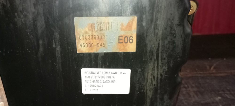 Câmbio Veracruz 3.8 07 Aut 070336009 Só Retirada De Peças 9
