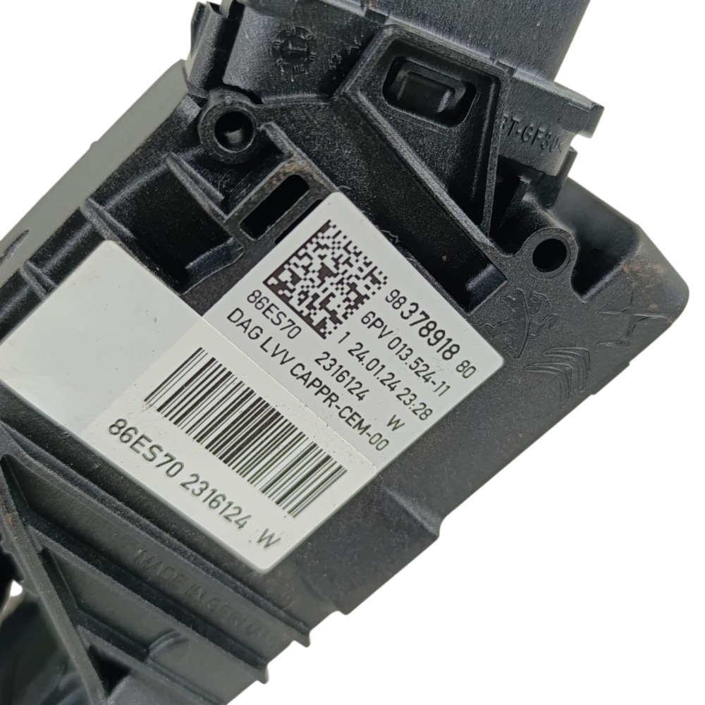 Pedal acelerador Peugeot 208 ano 2024 9837891880 9