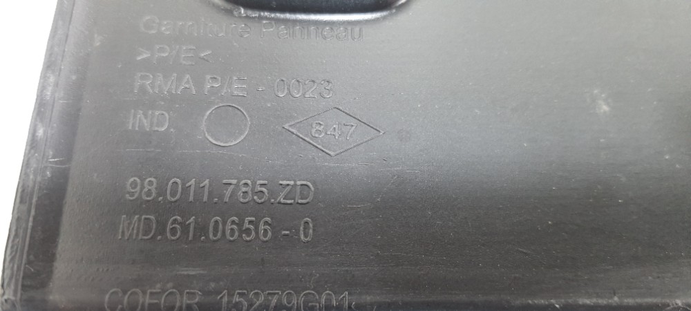 Acaba.ento Painel Traseiro Peugeot 208 1.2 2018 98011785zd Preto 5