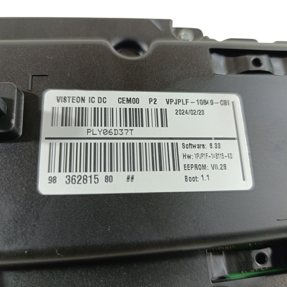 Painel instrumento Peugeot 208 ano 2024 9836281580 6