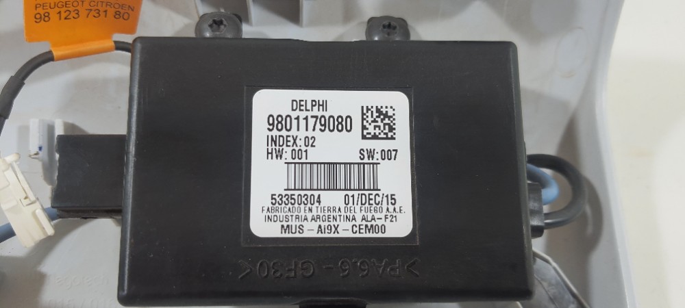 Luz Teto Dianteiro Peugeot 208 Active 1.2 2017 V2287 7