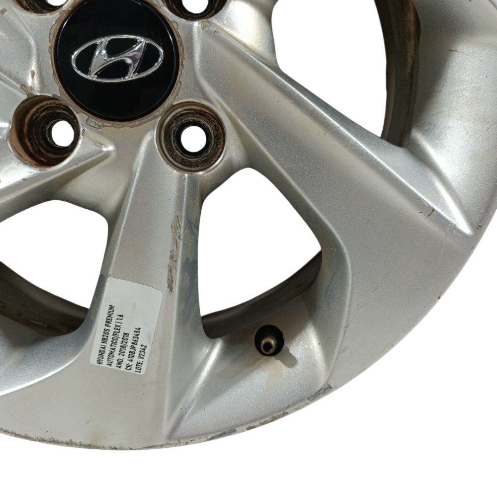 Roda Aro 15 Hb20s 1.6 2018 529101s650 Cinza 3