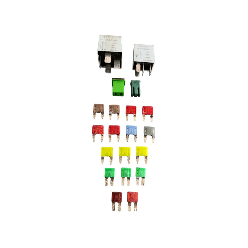 KIT RELÉS E FUSÍVEIS CHEVROLET ONIX 1.0 2020 À 2025.