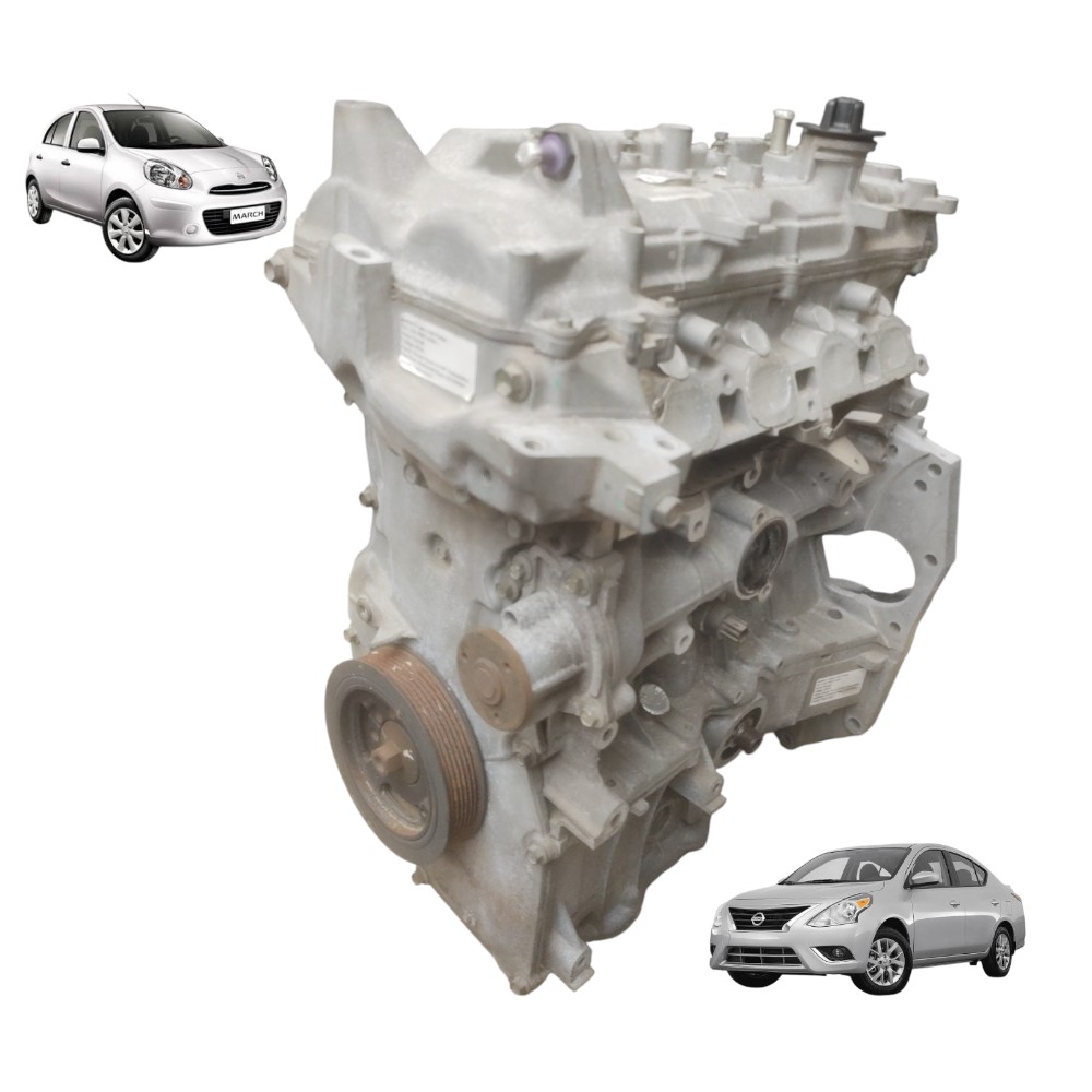 Motor Parcial Nissan Versa March Kicks 1.6 16v Hr16. 1