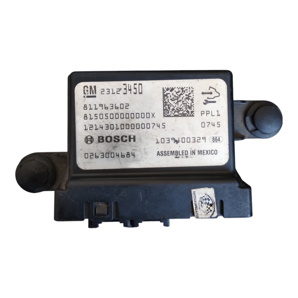 Modulo Sensor Estacionamento Gm Onix Spin Cobalt 2013 À 2018 Preto