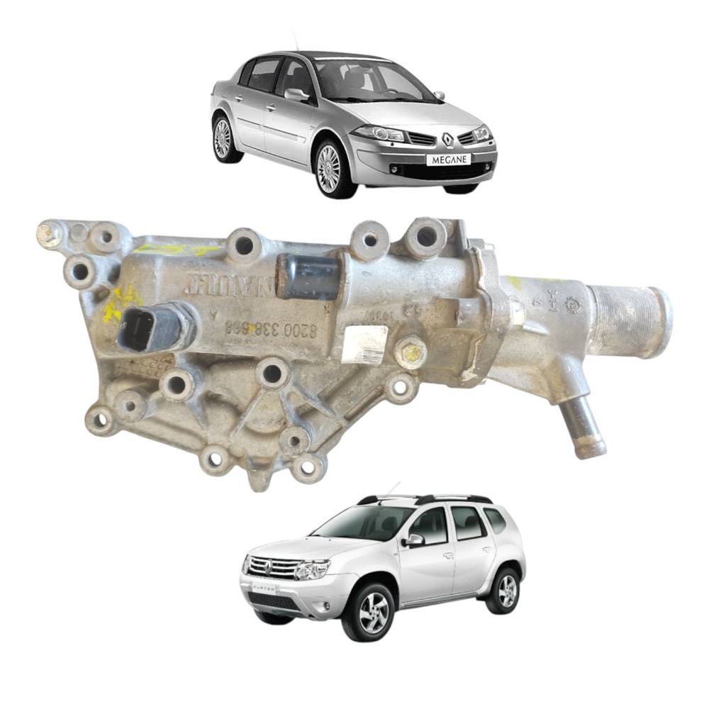 Carcaça Válvula Termostática Megane Duster Sandero 07 À 13. 1