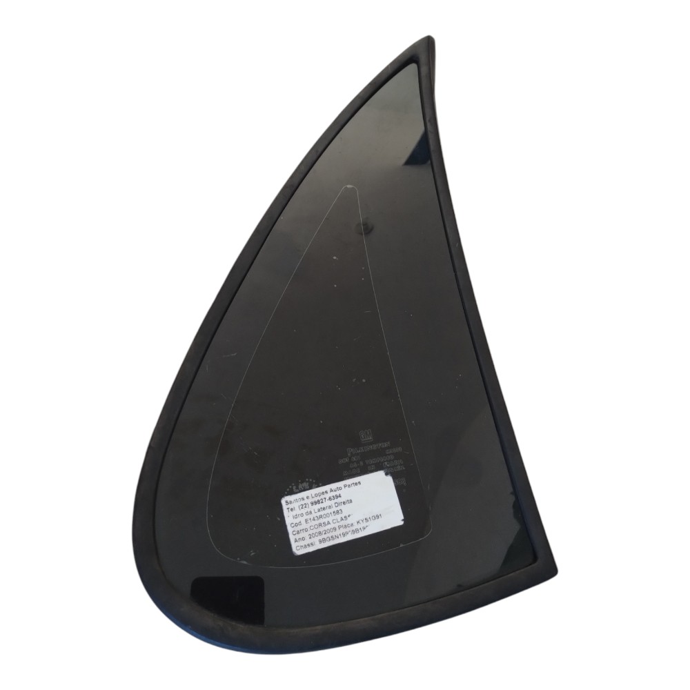 Vidro Lateral Direito Chevrolet Corsa Classic 2005 Á 2010.