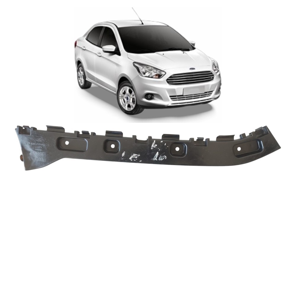 Guia Esquerda Do Parachoque Traseiro Ford Ka Sedan 14 À 18. 1
