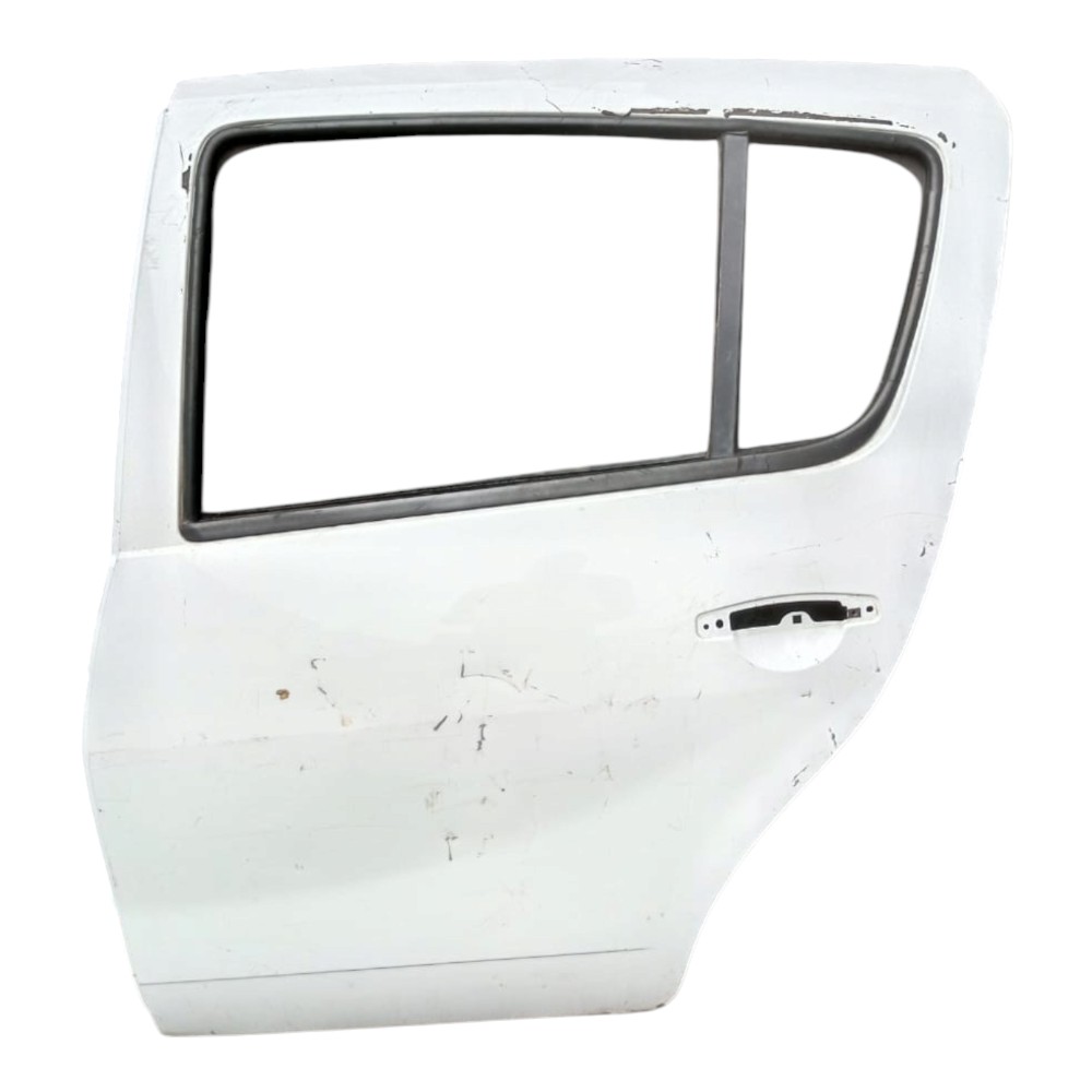 Porta Traseira Esquerda Renault Sandero 2009 Á 2013. Traseira Esquerda Branco 3