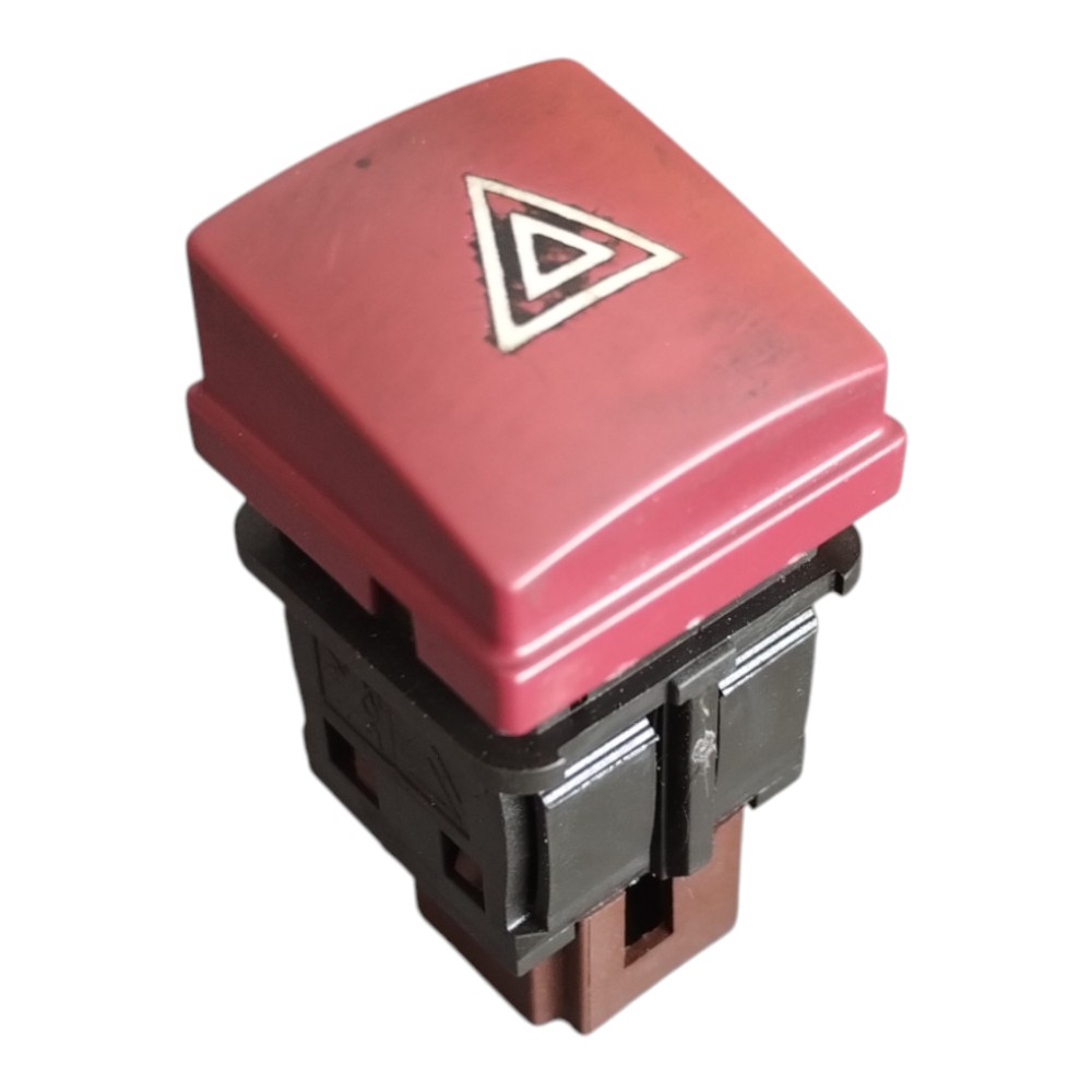 Botão Pisca Alerta Peugeot 206 207 2008 À 2014 Original. Vermelho