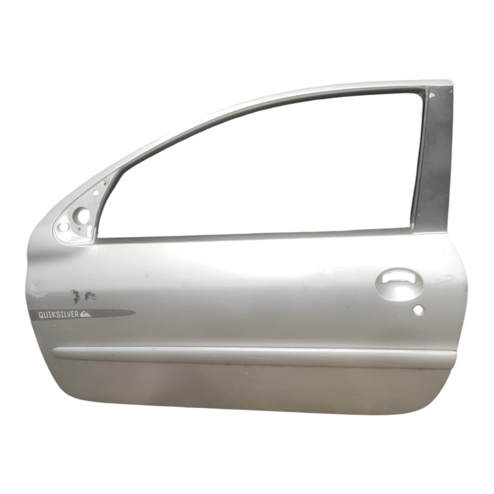 Porta Dianteira Esq. Peugeot 206 E 207 2 Portas Quiksilver. Dianteira Esquerdo Cinza 1