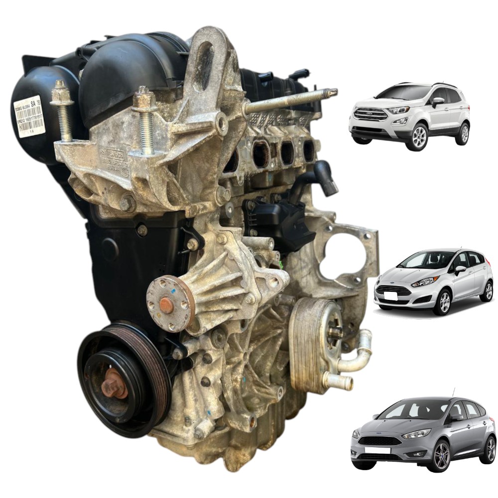 Motor Parcial Ford Ecosport New Fiesta Focus 1.6 16v Sigma.