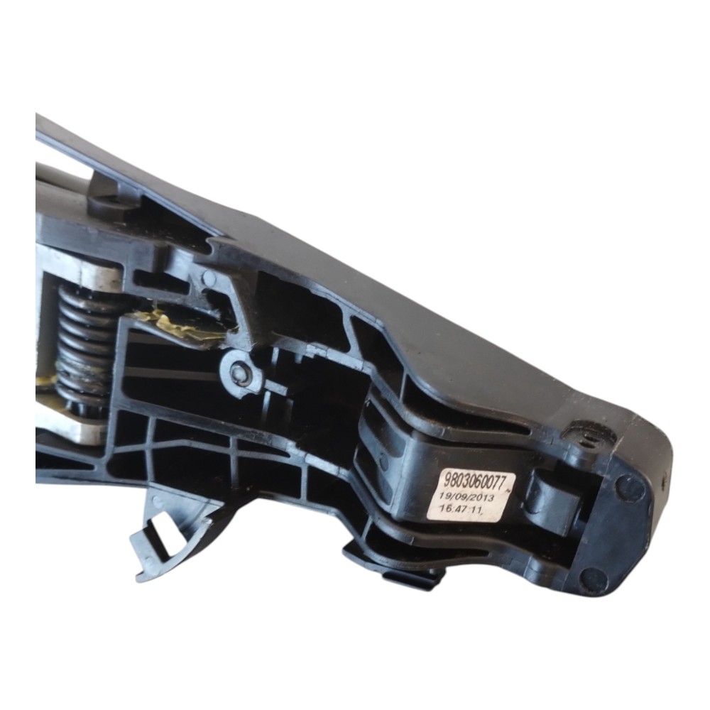 Maçaneta Externa Traseira Direita Citroen C4 Lounge 14/18. Preto E Cromado Traseira 5