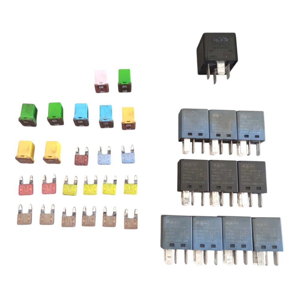 Kit Relé Fusíveis Ford Ka 1.0 3cc 2014 À 2019.