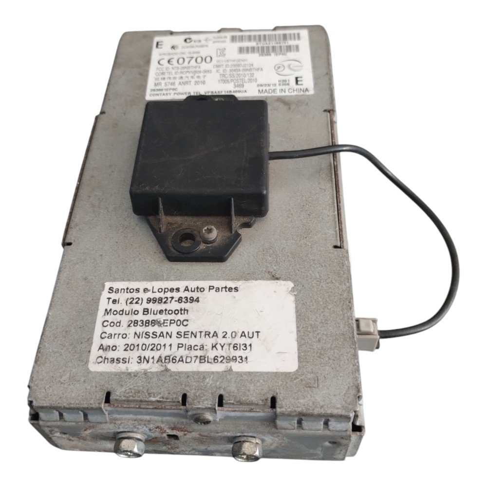 Modulo Amplificador Bluetooth Nissan Sentra Automatico.