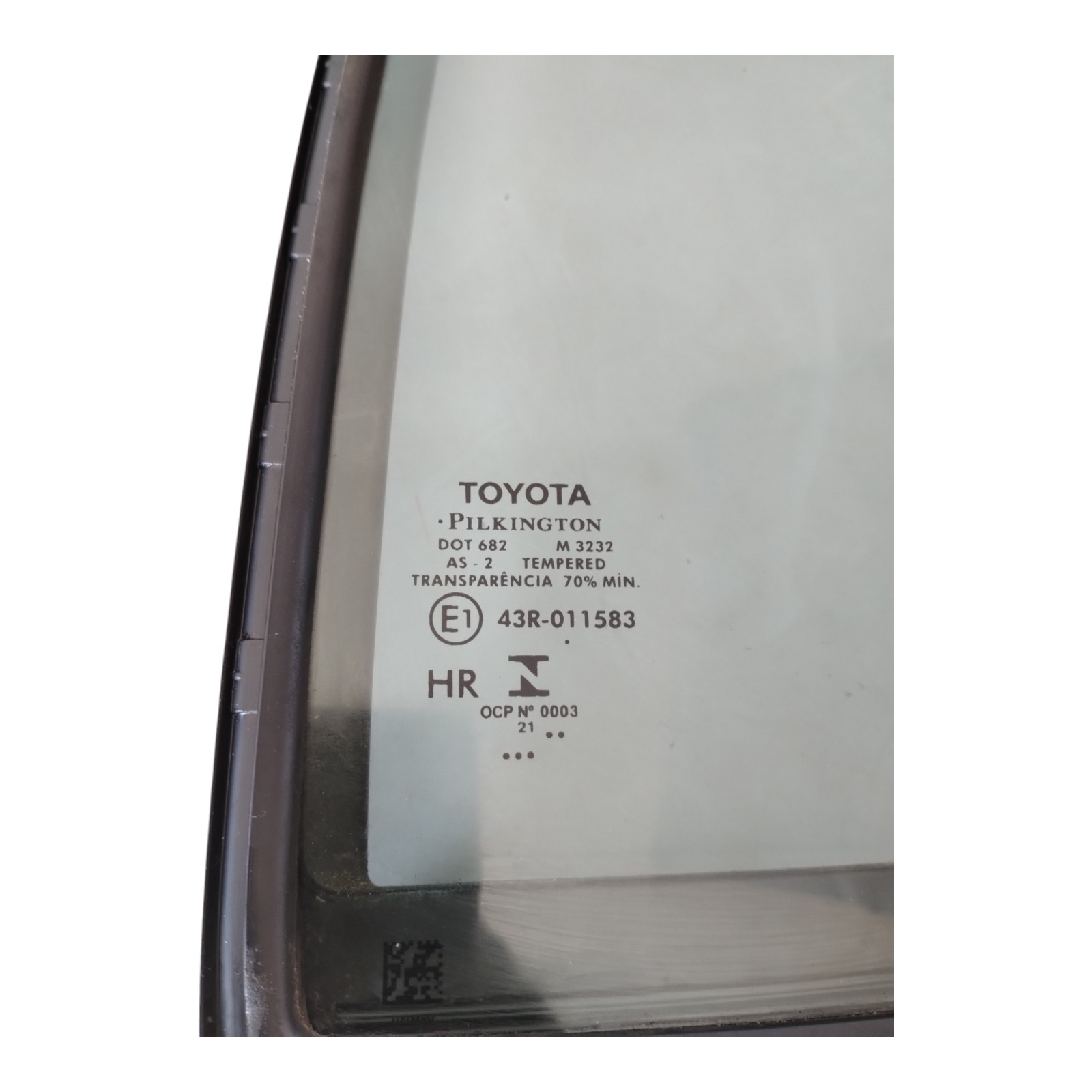 Vidro Da Porta Traseira Direita Toyota Yaris. 2