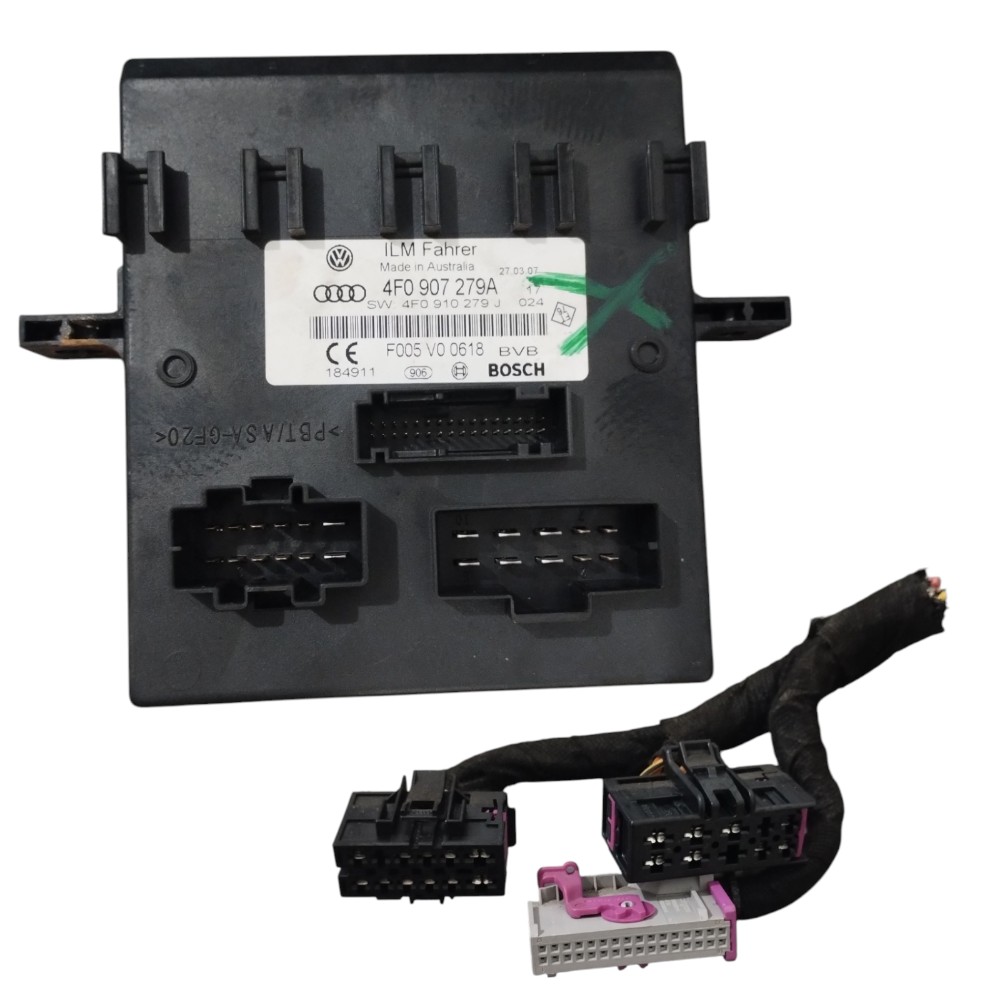 Módulo Central Conforto Audi Q7 4.2 2007 à 2009 Original.