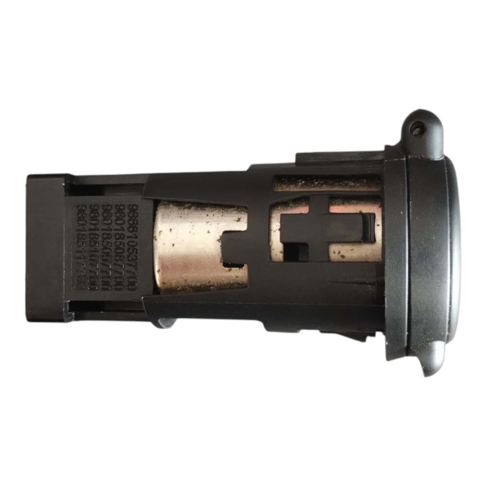 Tomada 12v Acendedor Peugeot 208 2014 À 2019. Preto 5