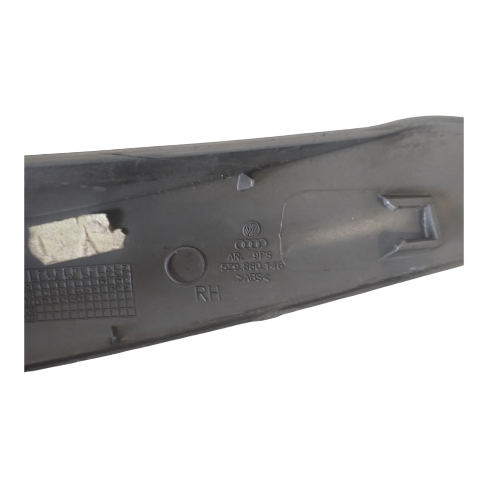 Moldura Tampa Rack Teto D. Direito Vw Spacefox 2014 À 2019. Preto 6