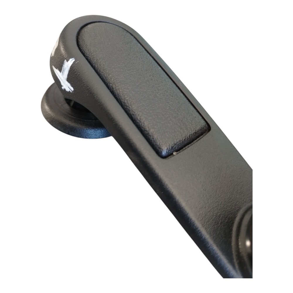 Manivela Elevação Porta Traseira Esquerda Peugeot 207 08/14. Preto 3