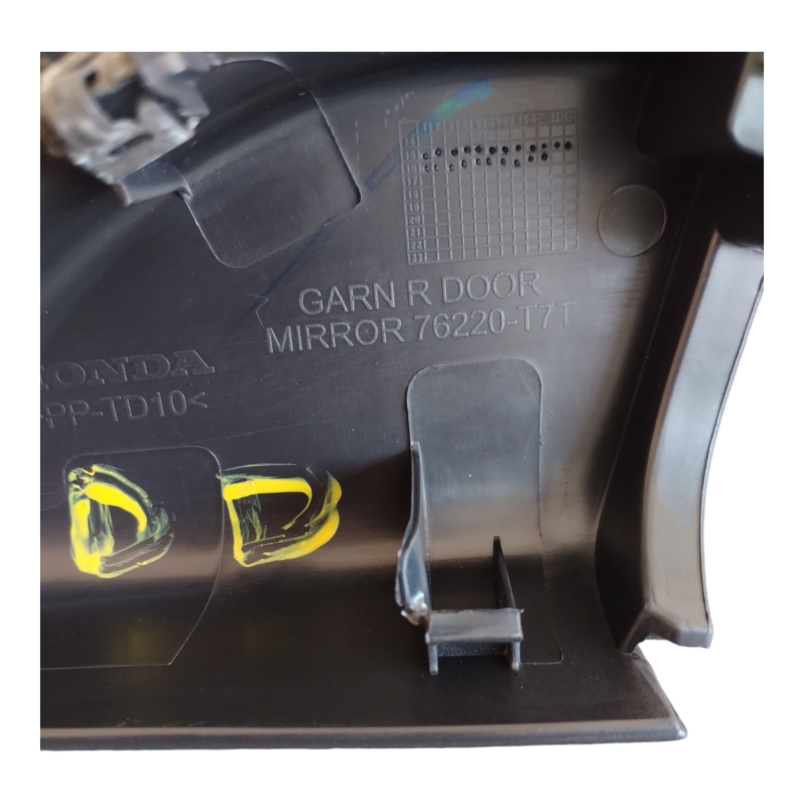 Acabamento Retrovisor Interno Dianteiro D. Honda Hrv 15à19. 6