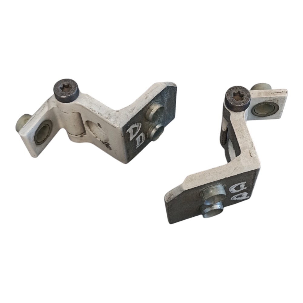 PAR DE DOBRADIÇAS PORTA DIANT. DIREITA PEUGEOT 207 08/14. 4