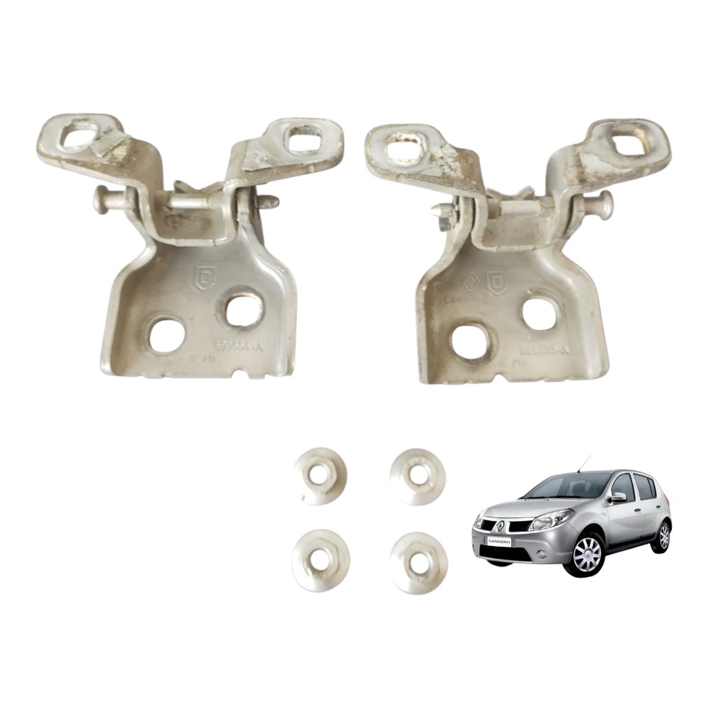 Dobradiça Porta Diant Direita Renault Sandero Logan 08 À 13. 1