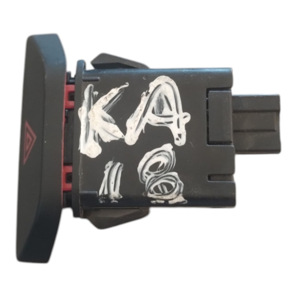 Botão Pisca Alerta Ford Ka 2014 À 2018. Preto 3