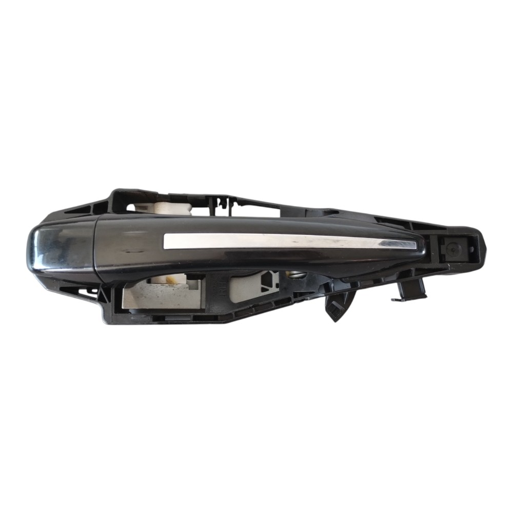 Maçaneta Externa Traseira Esquerda Citroen C4 Lounge 14/18. Preto E Cromado Traseira 1
