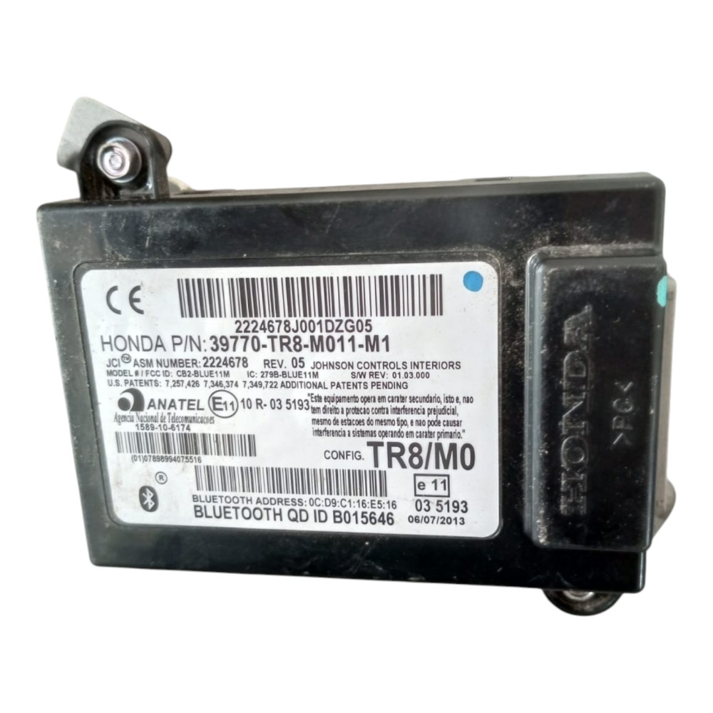 Kit Code Módulos Injeção Honda Civic 2.0 16v At 2012 À 2016. 3