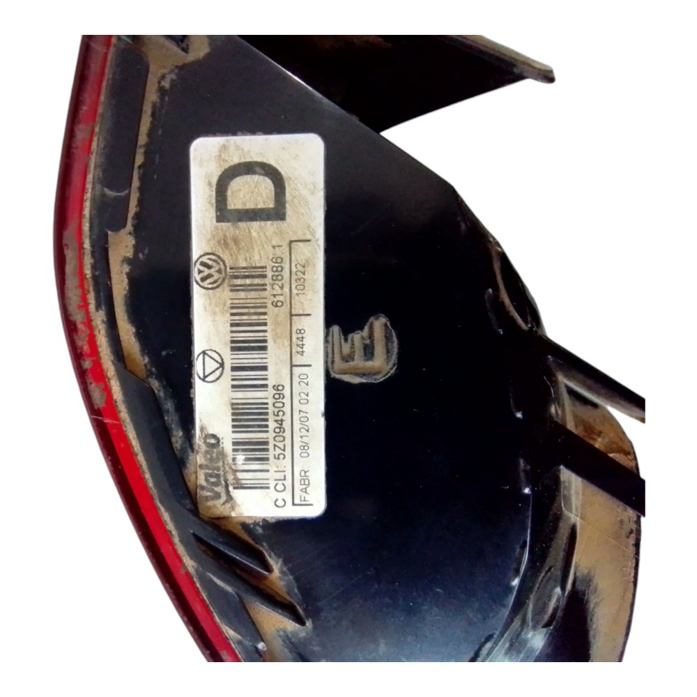 Lanterna Traseira Direita Vw Fox 2004 À 2009. Direito/passageiro 1# 2