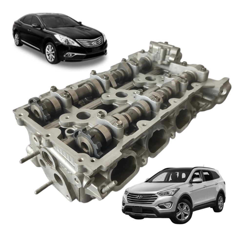 Cabeçote Esquerdo Lh Hyundai Santa Fé Azera 3.0 3.3 V6 24v. 2