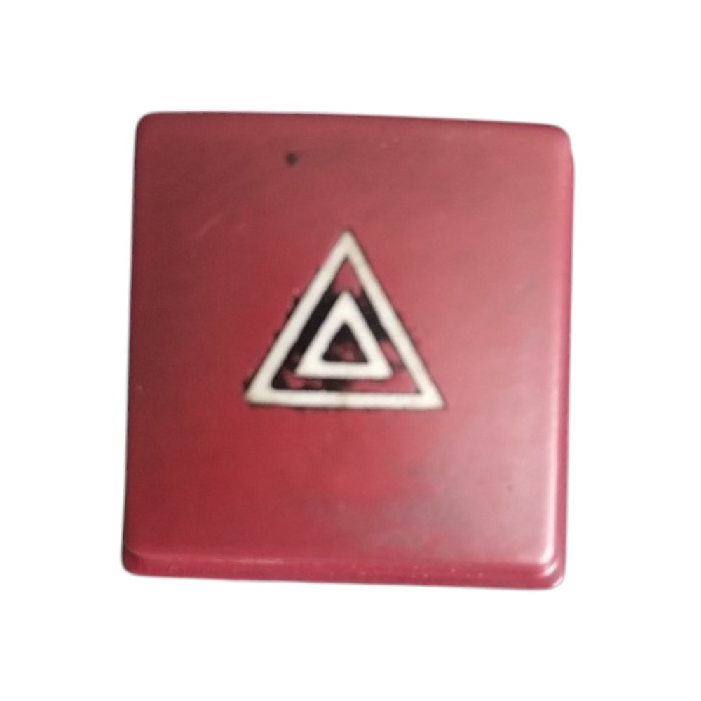 Botão Pisca Alerta Peugeot 206 207 2008 À 2014 Original. Vermelho 7