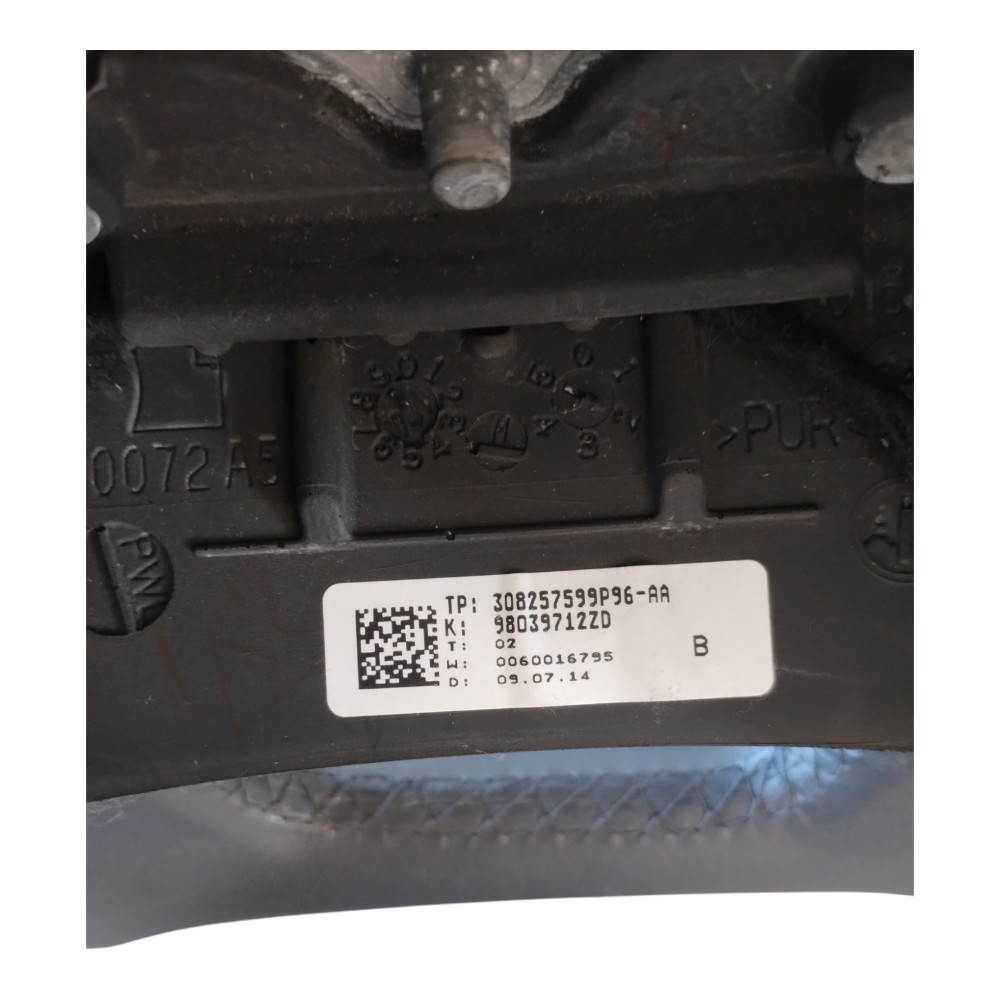 Volante Direção C/ Comandos Citroen C4 Lounge Thp Original. Preto 5