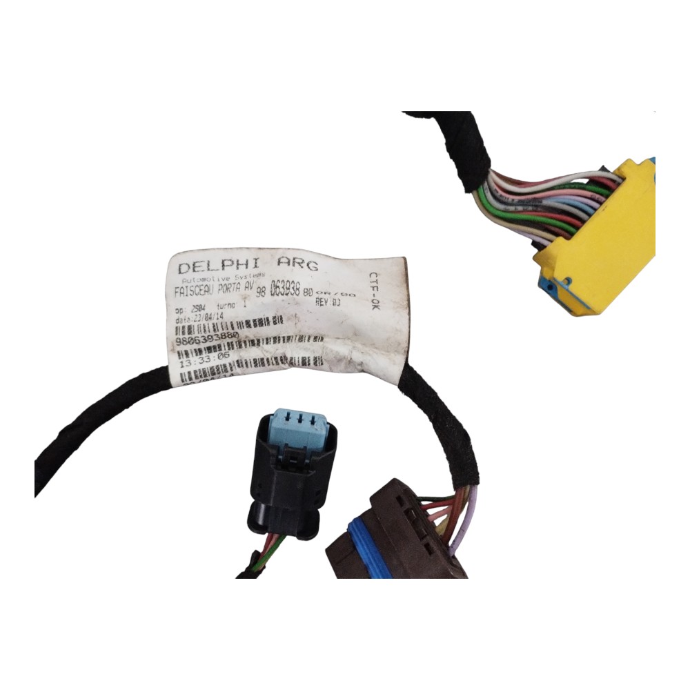 Chicote Porta Dianteira Esquerda Citroen C4 Lounge 14/18. 8