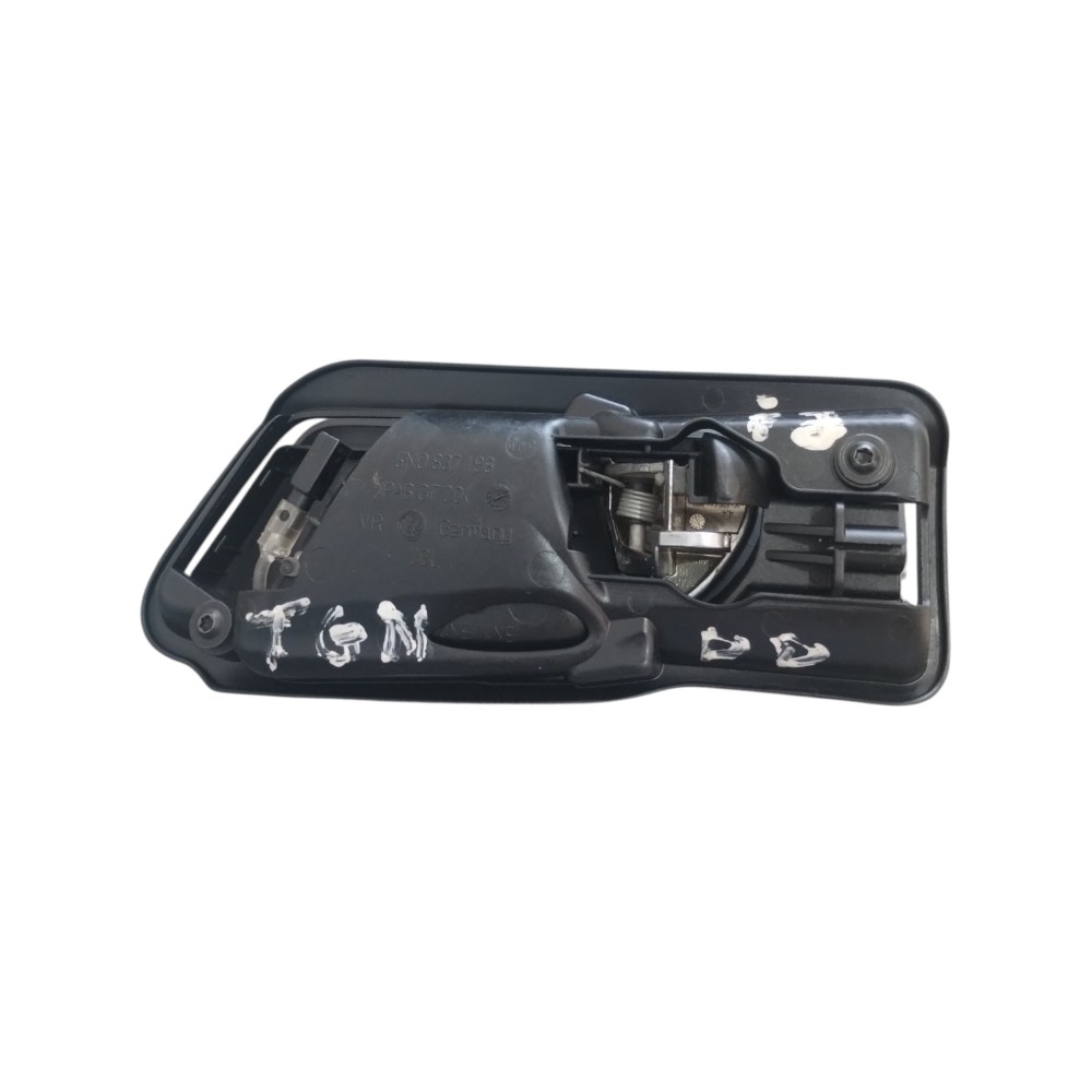 Maçaneta Interna Dianteira Direita Vw Tiguan 2008 À 2014. Preto C/ Cromado Dianteira 3